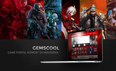 Komunigrafik portfolio design project showcase and case study for gemscool - Profesional Web Designer and web developer Indonesia