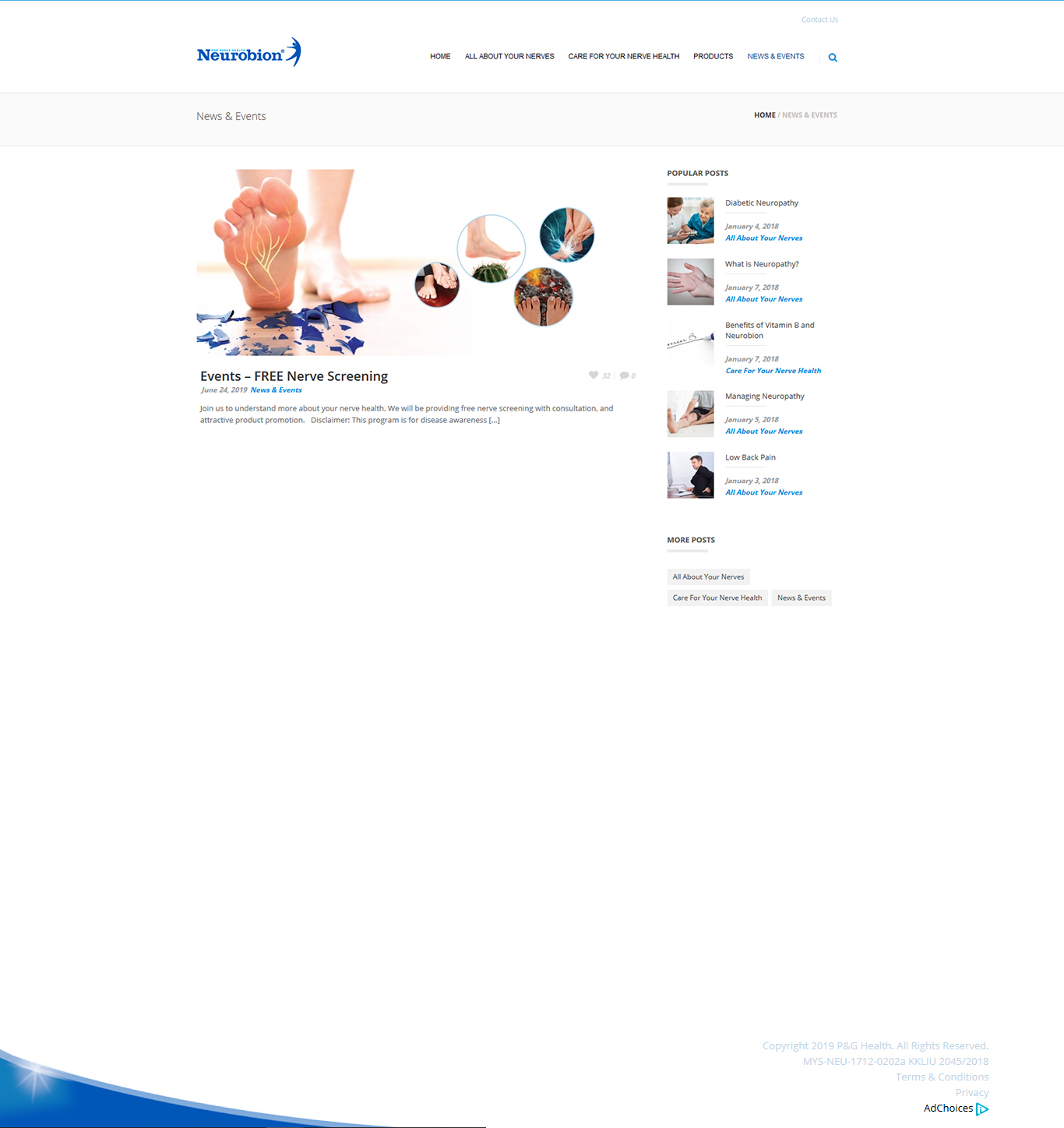 Komunigrafik ui-ux, web design and developer portfolio design template for Neurobion Saraf Sehat Jakarta Selatan, Indonesia